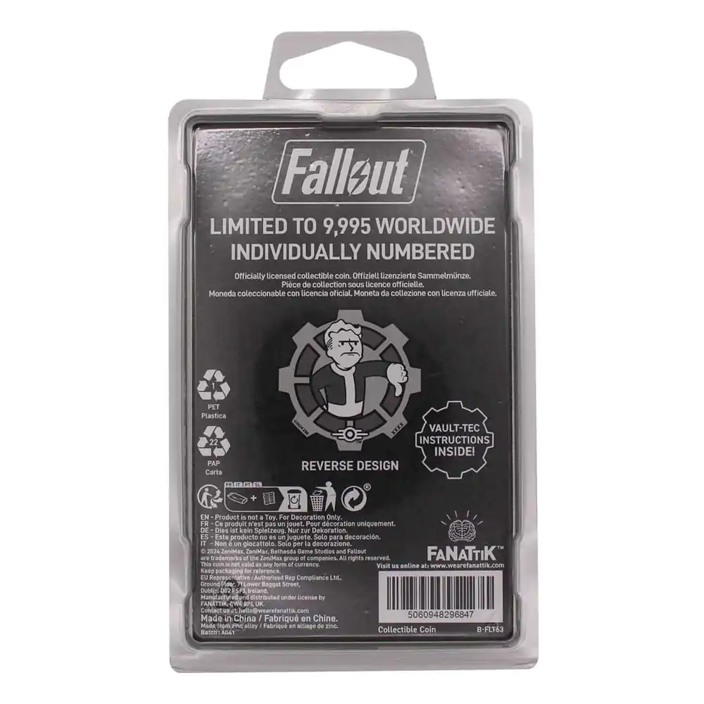 Fallout Monedă Colecționabilă Decizie Alb & Negru Ediție Limitată poza produsului