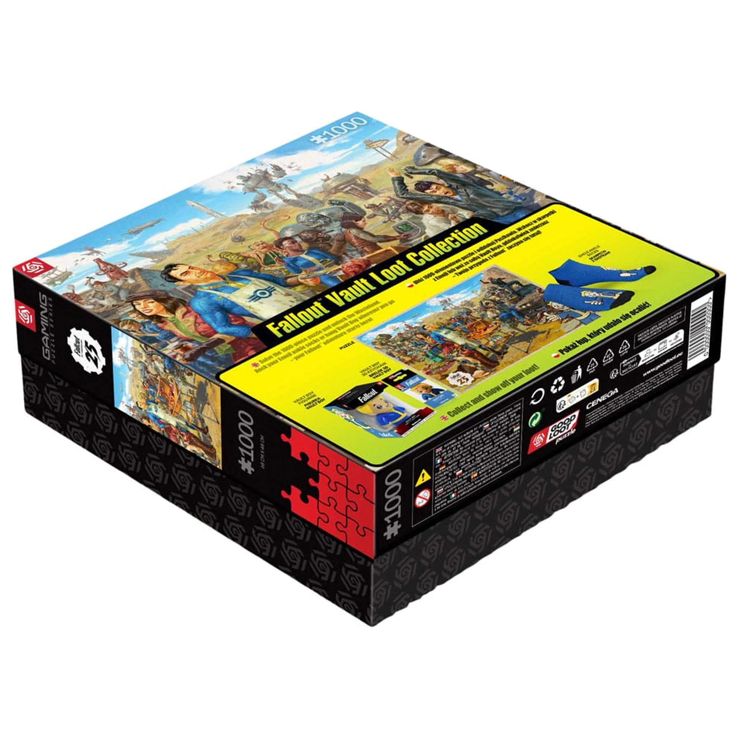 Fallout gift set Fallout Vault Loot Collection (Puzzle, șosete, figurina si breloc) poza produsului