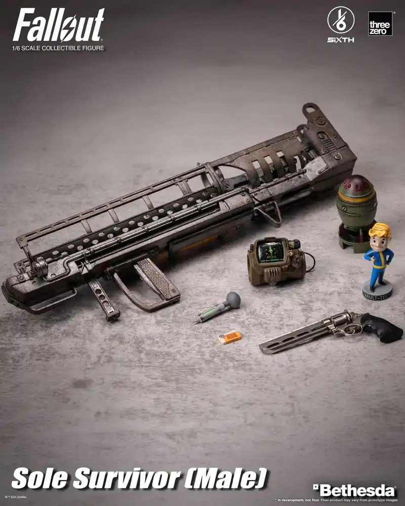 Figurină de acțiune Fallout FigZero 1/6 Supraviețuitorul (Masculin) 31 cm poza produsului