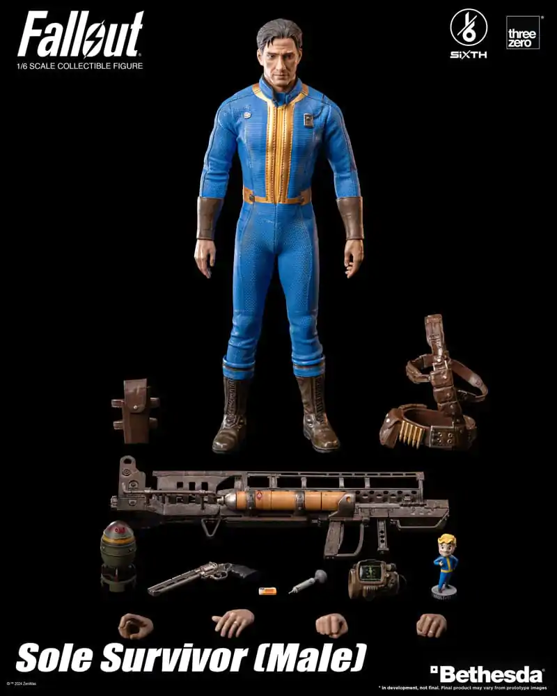 Figurină de acțiune Fallout FigZero 1/6 Supraviețuitorul (Masculin) 31 cm poza produsului