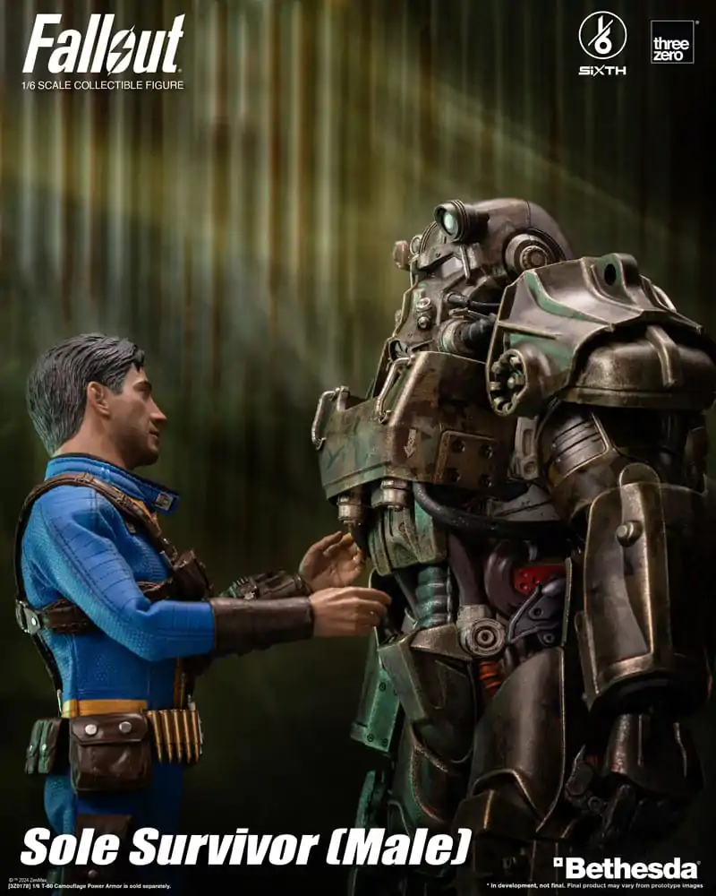 Figurină de acțiune Fallout FigZero 1/6 Supraviețuitorul (Masculin) 31 cm poza produsului
