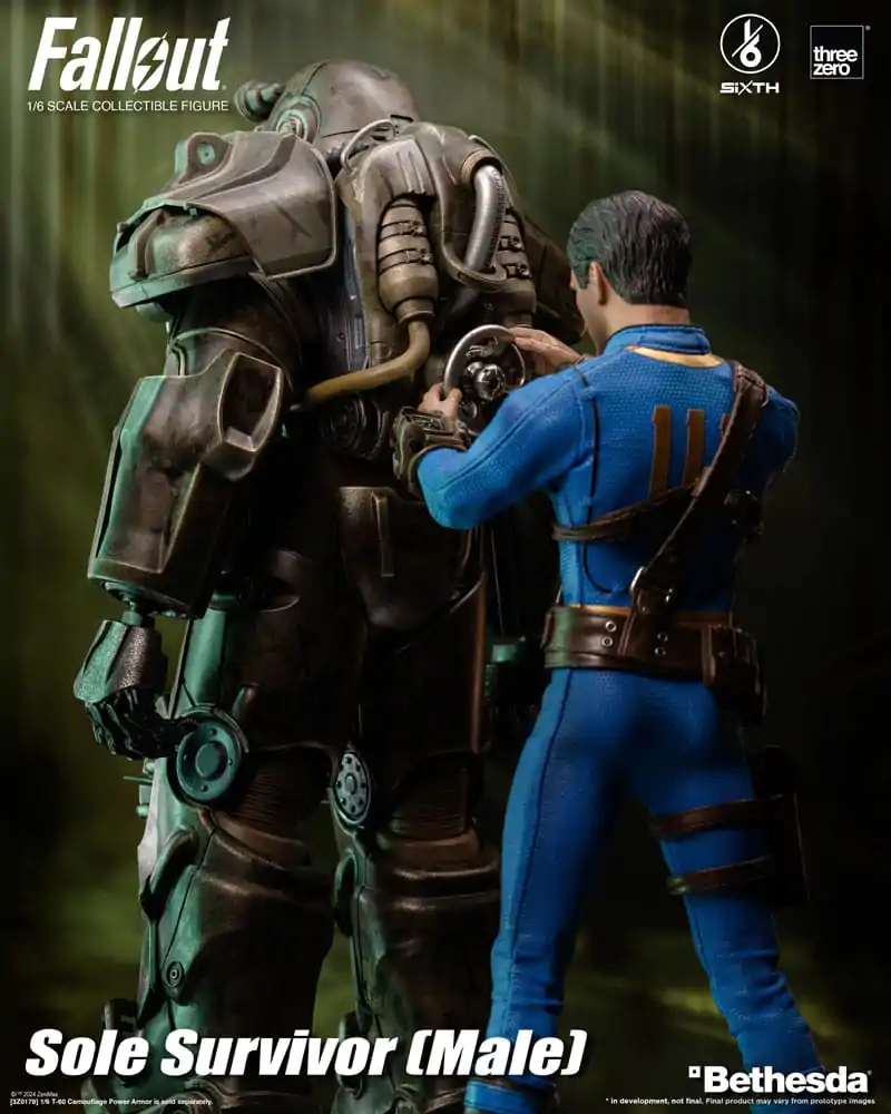 Figurină de acțiune Fallout FigZero 1/6 Supraviețuitorul (Masculin) 31 cm poza produsului