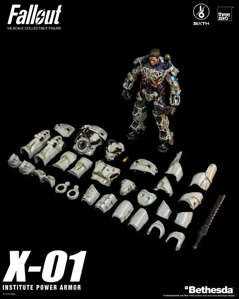 Fallout FigZero figurina de actiune 1/6 X-01 Institute Power Armor 37 cm poza produsului