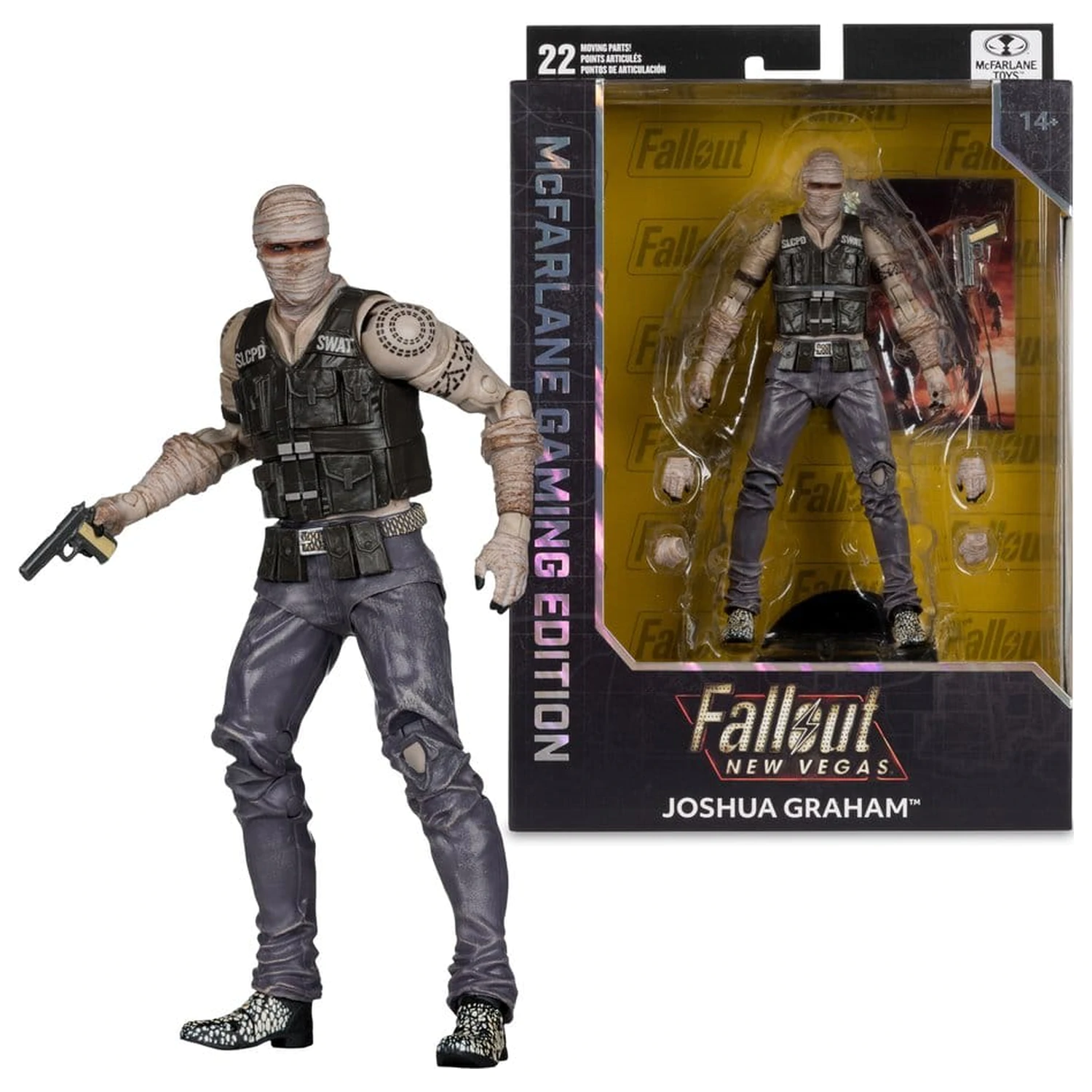 Fallout Gaming Edition Figura de actiune Joshua Graham 17 cm poza produsului