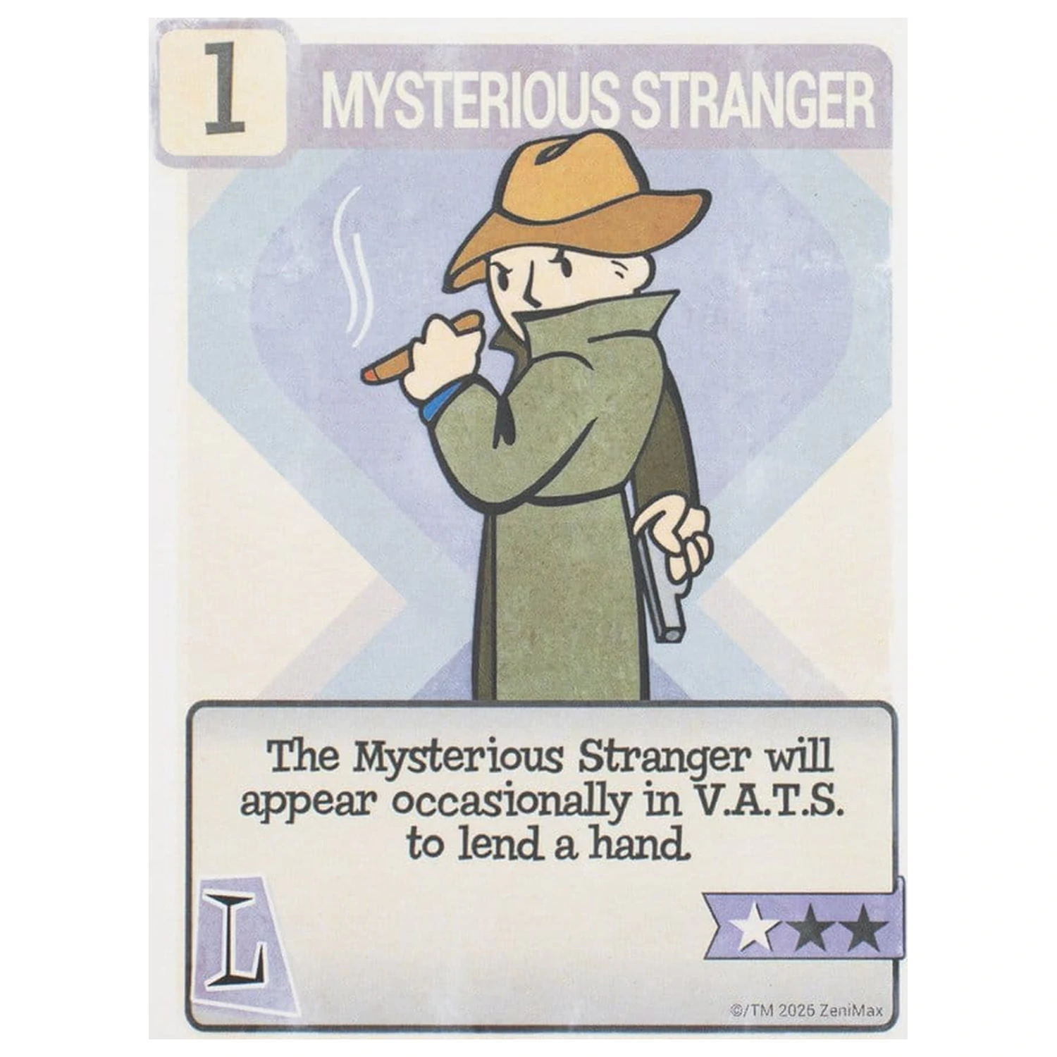Fallout Ingot Pip-Boy Editie Limitata Lenticular Mysterious Stranger Varianta poza produsului