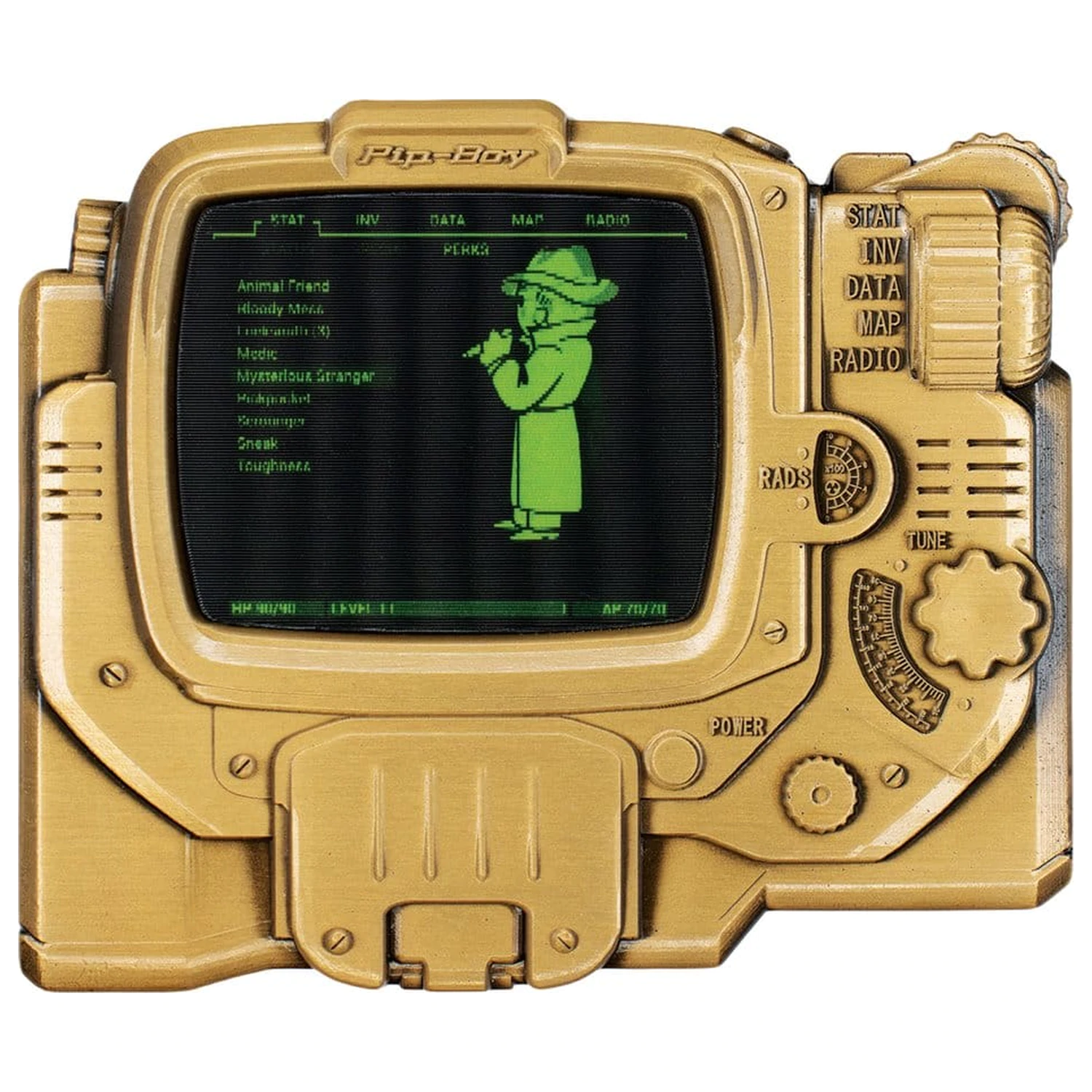 Fallout Ingot Pip-Boy Editie Limitata Lenticular Mysterious Stranger Varianta poza produsului