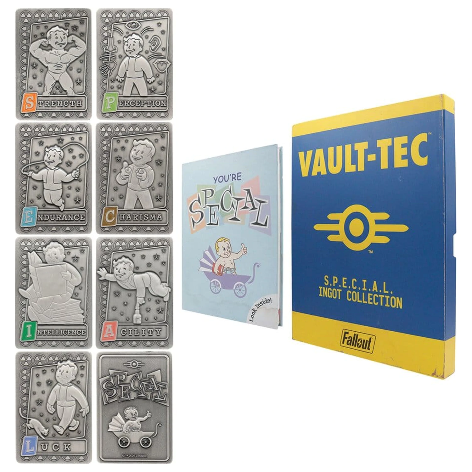 Fallout Lingouri cu Album S.P.E.C.I.A.L. Album pentru Colectia de Carti Perk poza produsului