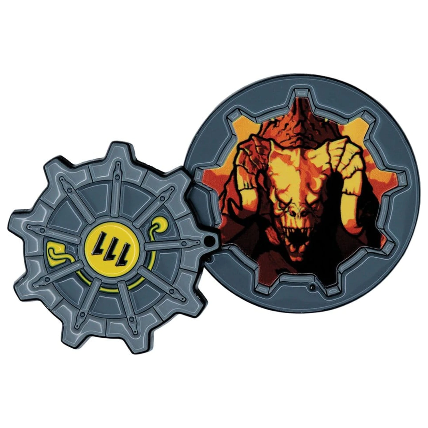 Fallout Pin Badge Vault Door 111 Editie Limitata Articulat poza produsului