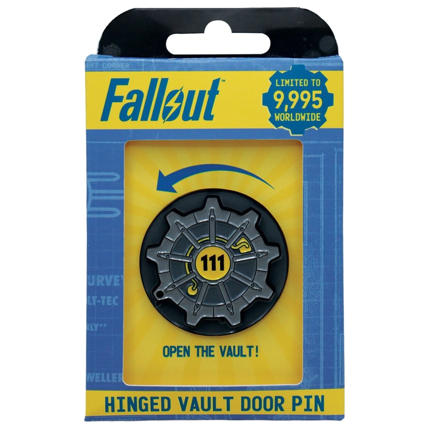 Fallout Pin Badge Vault Door 111 Editie Limitata Articulat poza produsului