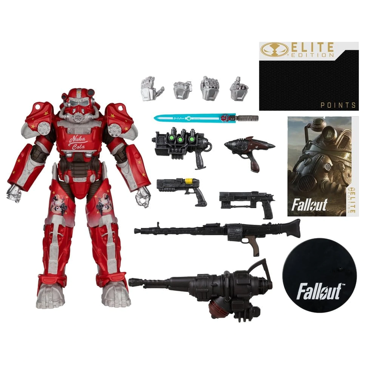 Fallout McFarlane Elite Edition Figurina de actiune Fallout 76 Nuka Cola T-60 (Gold Label) 19 cm poza produsului