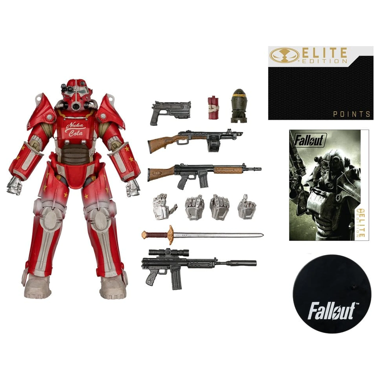 Fallout McFarlane Elite Edition Deluxe Figurina de actiune T-45B Nuka Cola 20 cm poza produsului