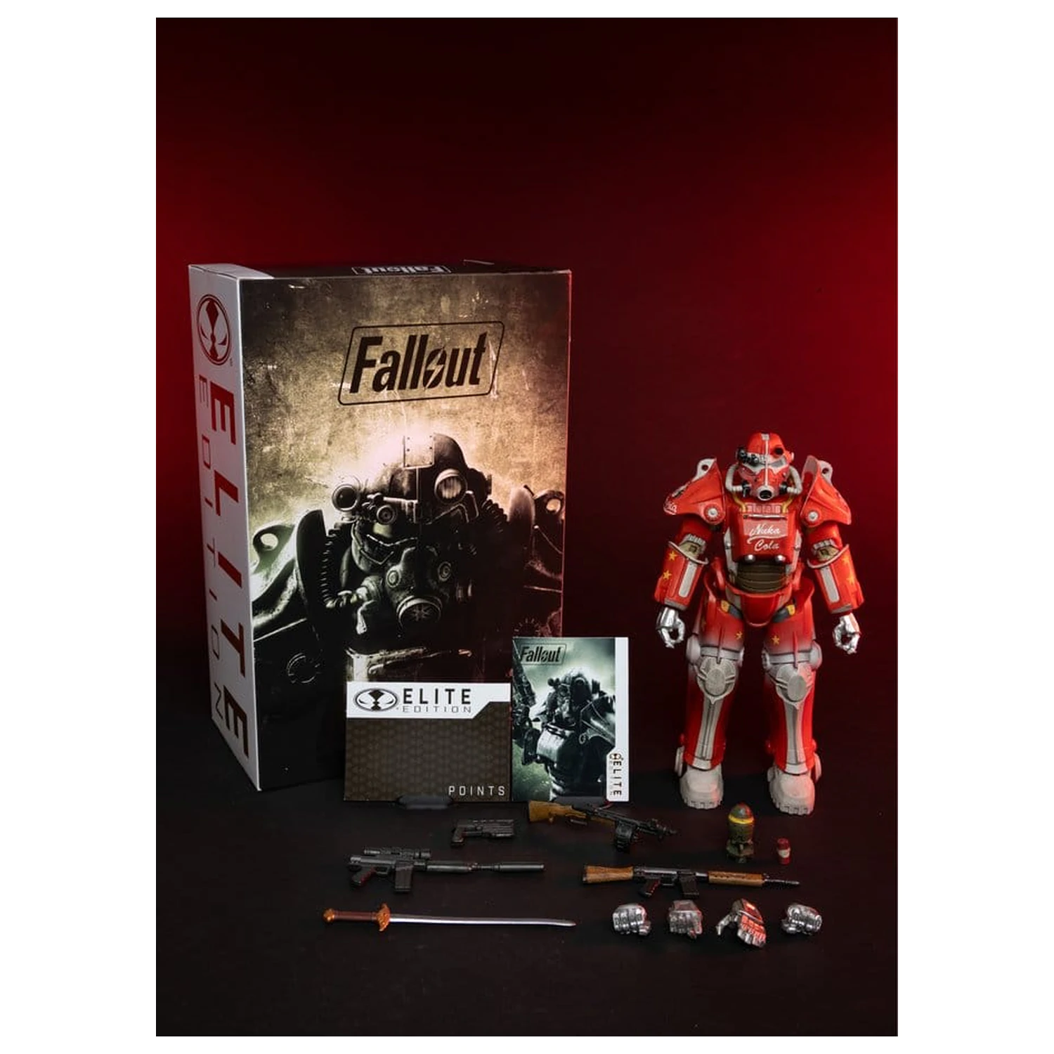 Fallout McFarlane Elite Edition Deluxe Figurina de actiune T-45B Nuka Cola 20 cm poza produsului