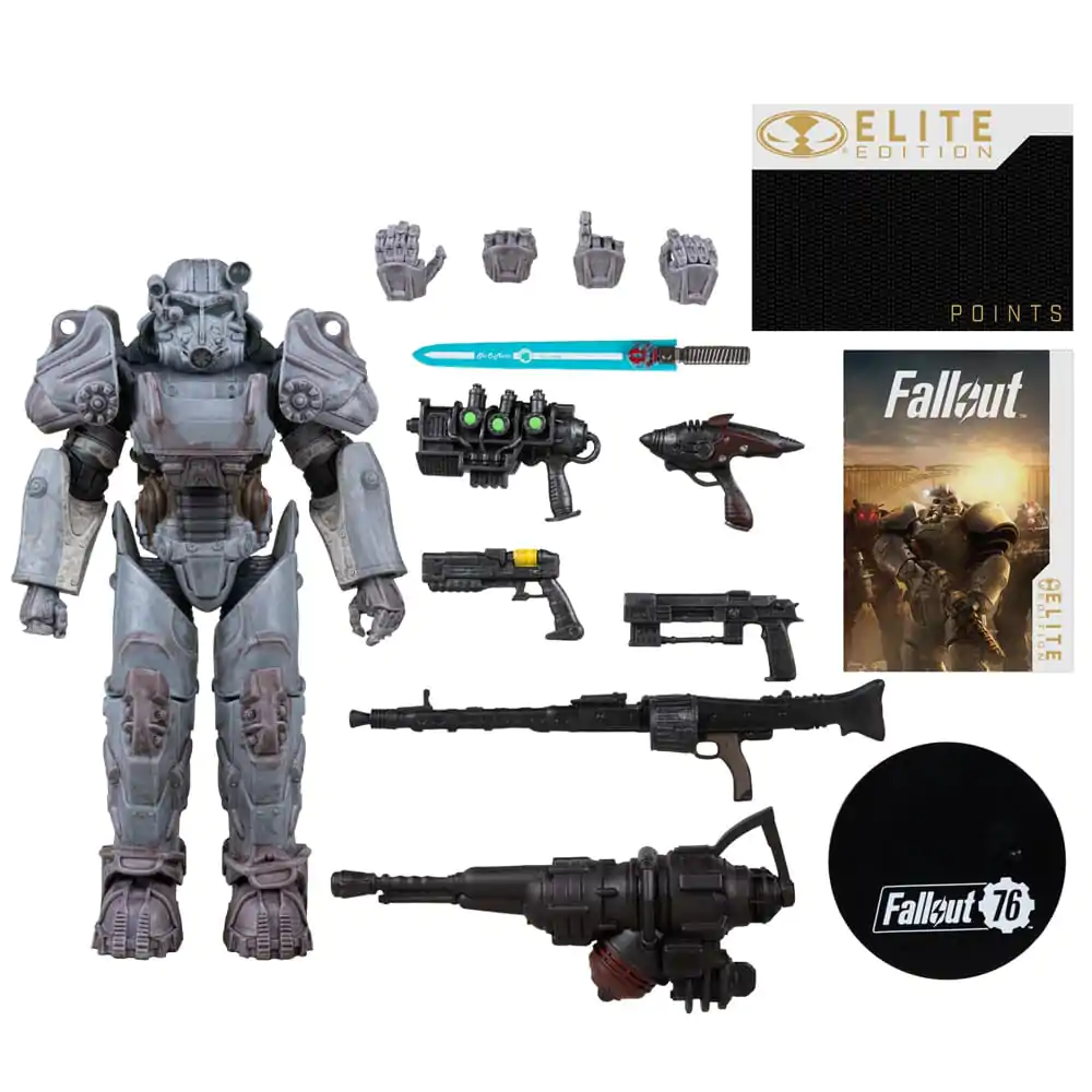 Fallout McFarlane Elite Edition Figurina de actiune Fallout 76 #3 T-60 18 cm poza produsului