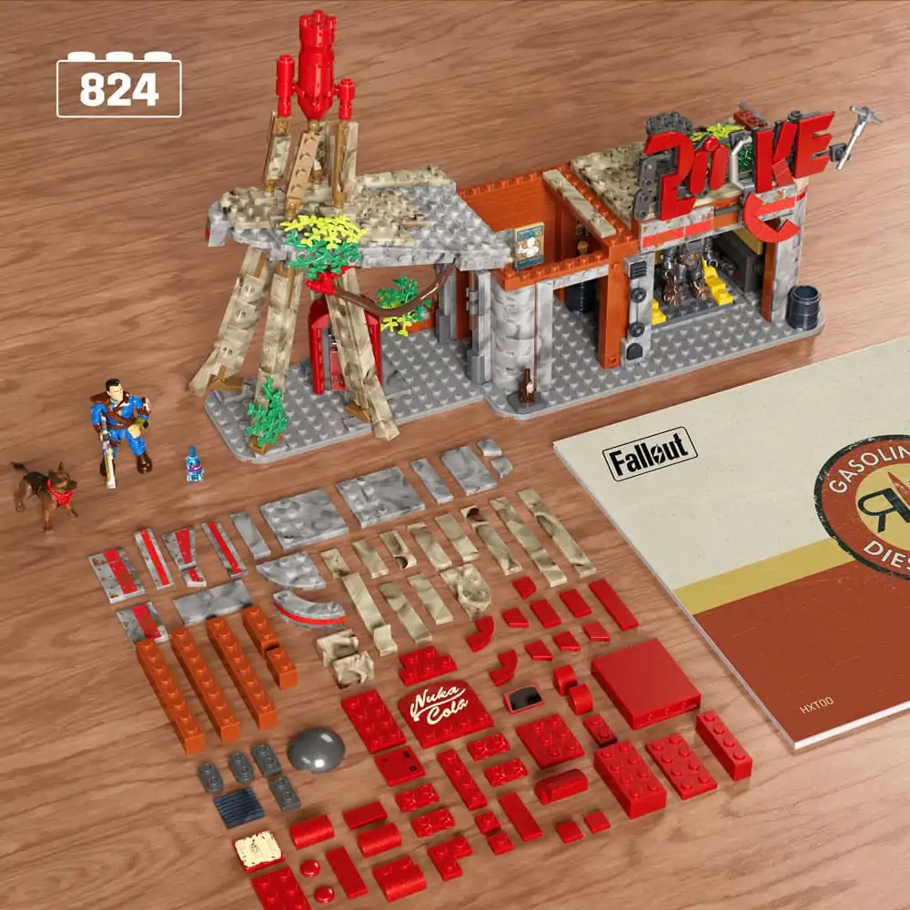 Fallout Set MEGA de construcție Red Rocket Truck Stop poza produsului