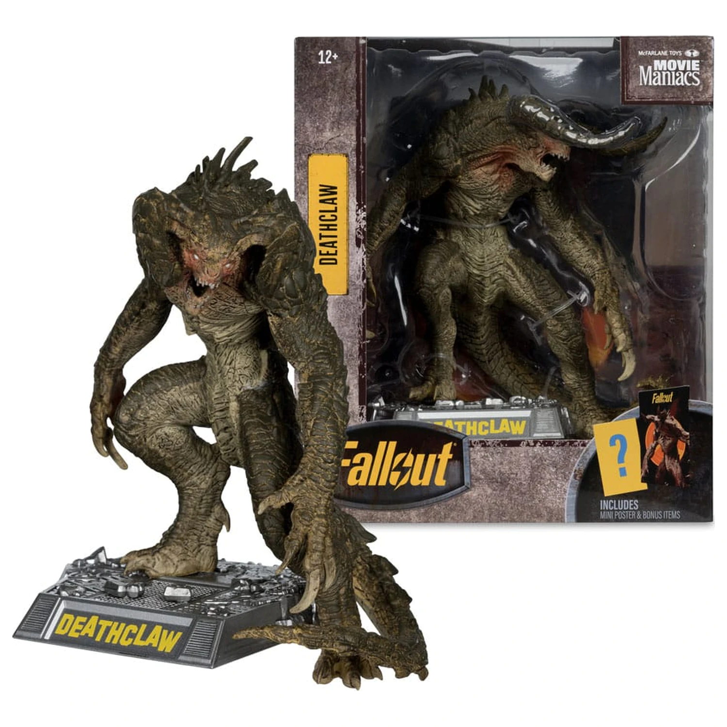 Fallout Movie Maniacs Figurina de actiune Deathclaw (Season 2) 19 cm poza produsului