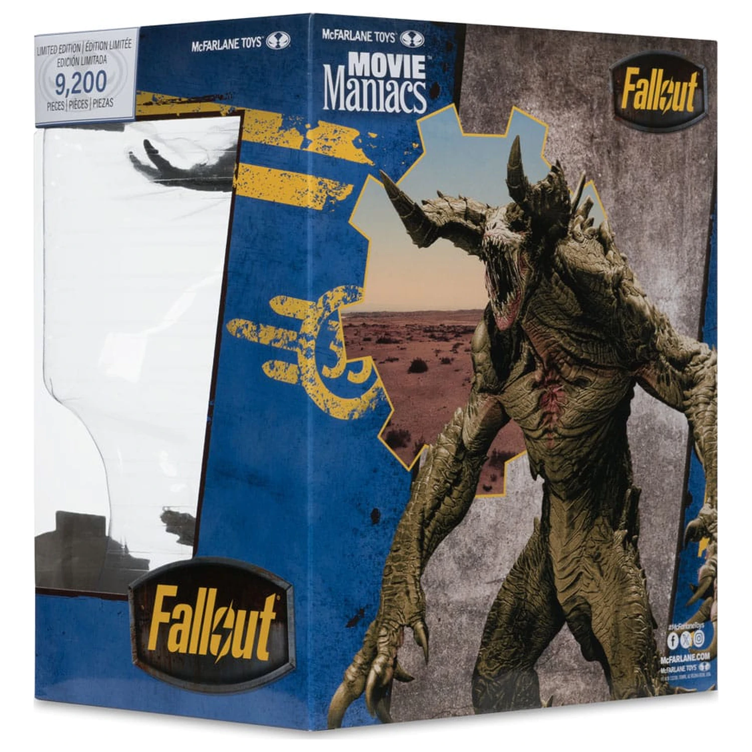 Fallout Movie Maniacs Figurina de actiune Deathclaw (Season 2) 19 cm poza produsului