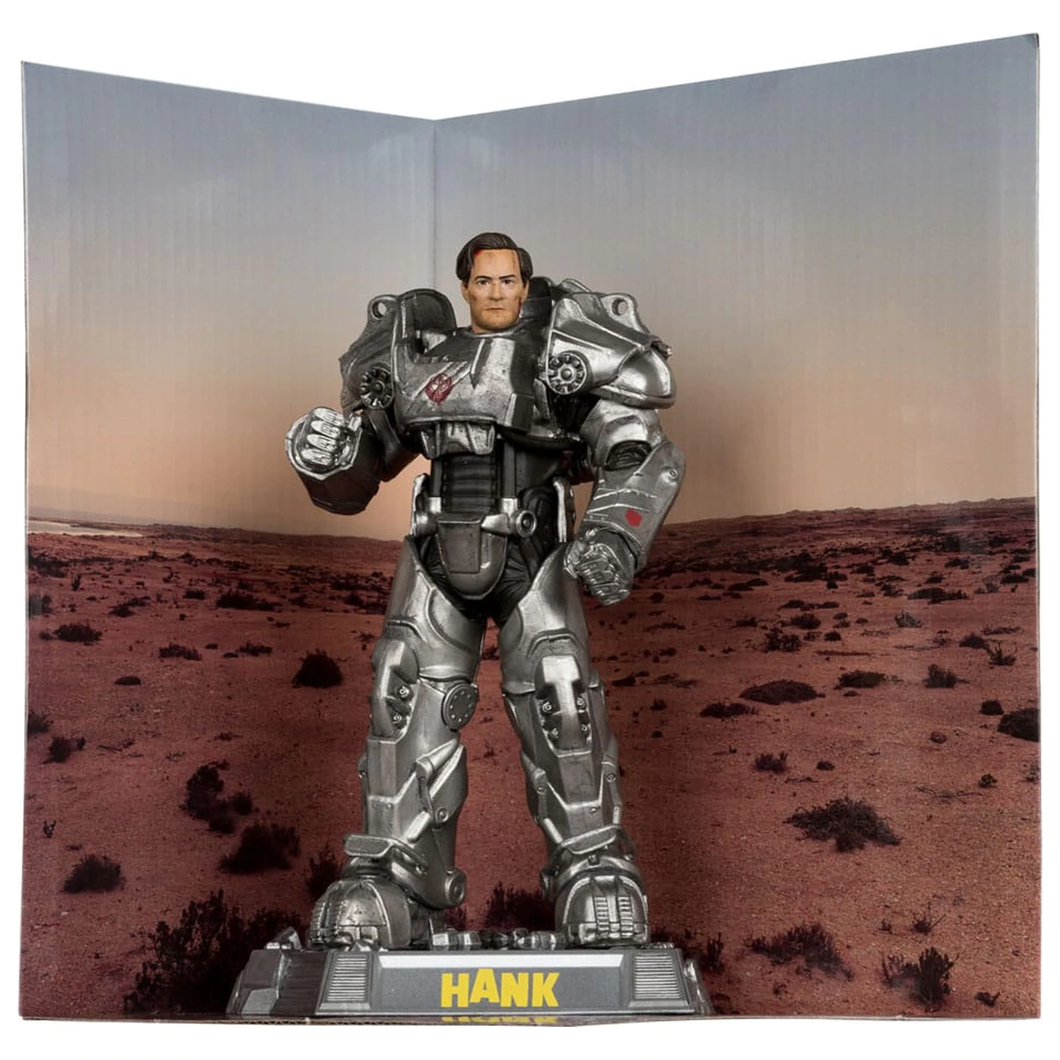 Fallout Movie Maniacs Figurina de actiune Hank Maclean (Season 2) (Red Platinum Edition) 17 cm poza produsului