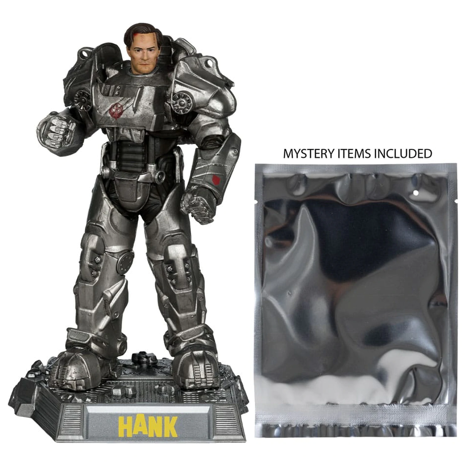 Fallout Movie Maniacs Figurina de actiune Hank Maclean (Season 2) (Red Platinum Edition) 17 cm poza produsului