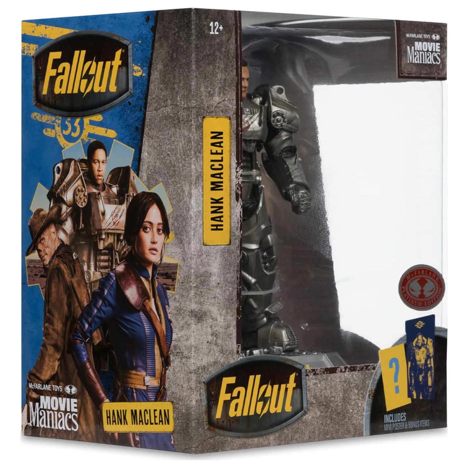 Fallout Movie Maniacs Figurina de actiune Hank Maclean (Season 2) (Red Platinum Edition) 17 cm poza produsului