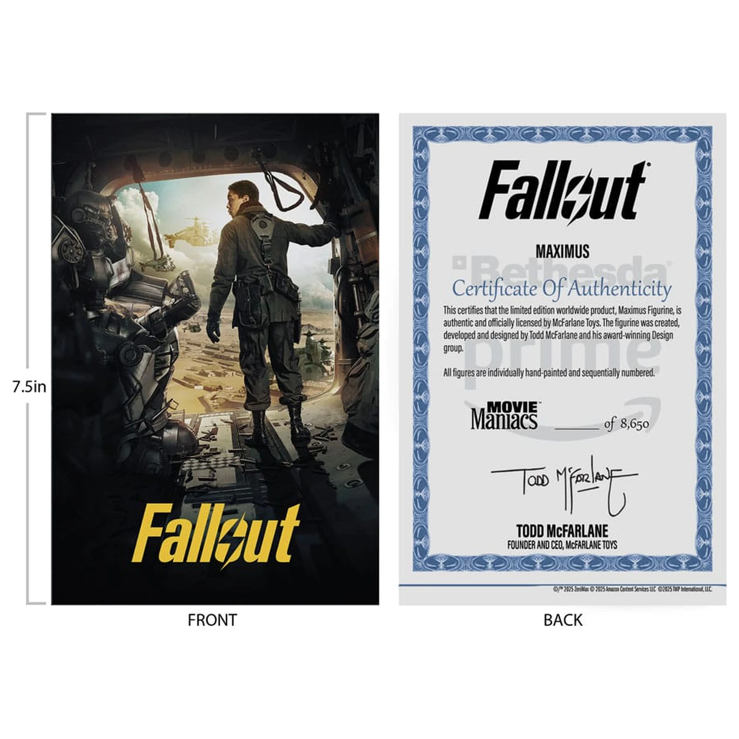 Fallout Movie Maniacs Figurina de actiune Maximus (Season 2) 17 cm poza produsului
