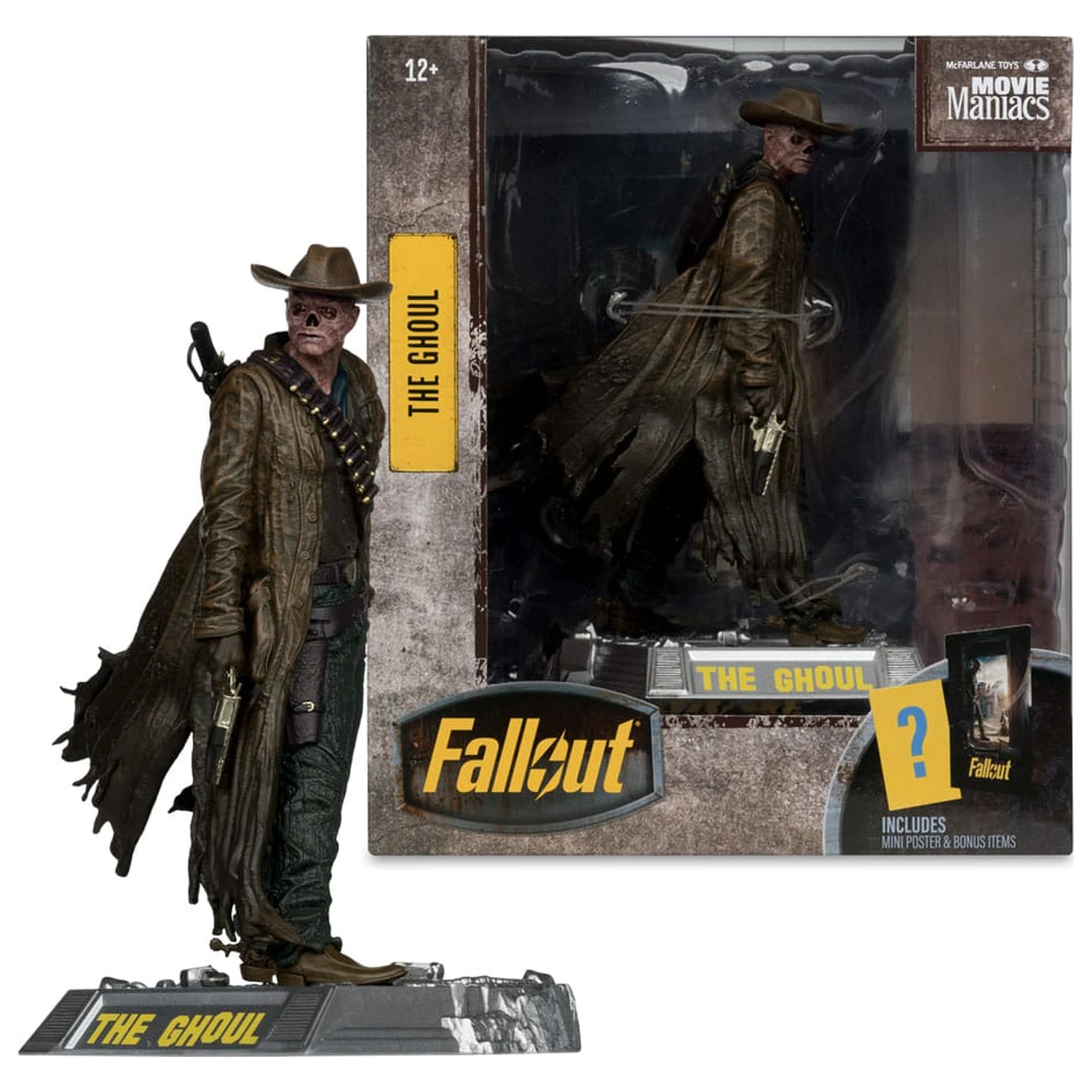 Fallout Movie Maniacs Figurina de actiune The Ghoul (Season 2) 17 cm poza produsului