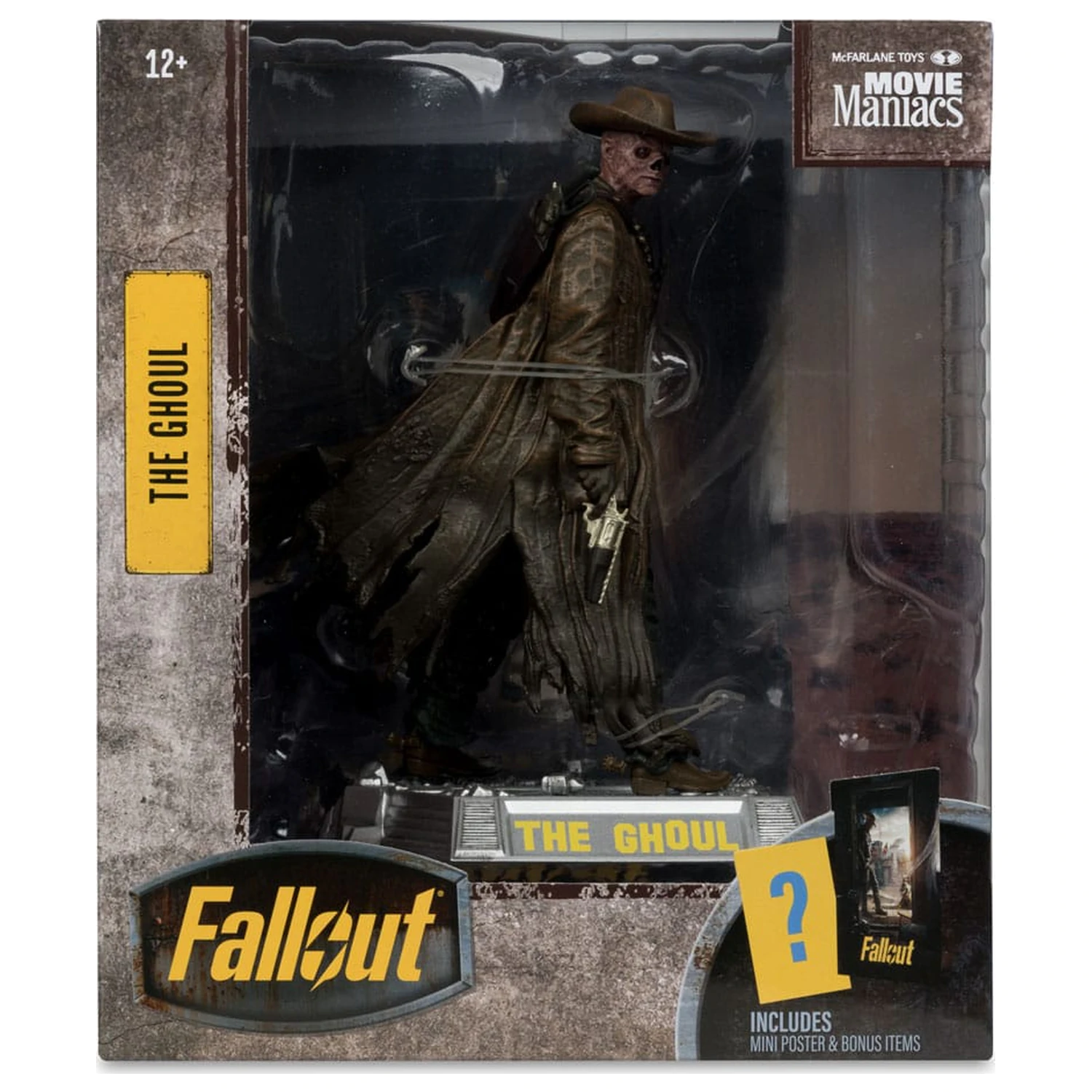 Fallout Movie Maniacs Figurina de actiune The Ghoul (Season 2) 17 cm poza produsului
