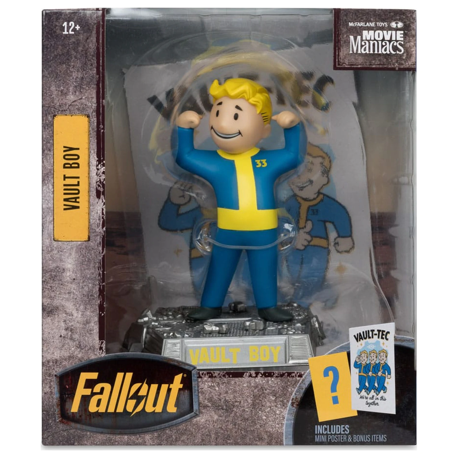 Fallout Movie Maniacs Figurina de acțiune Vault Boy Versiunea 1 14 cm poza produsului