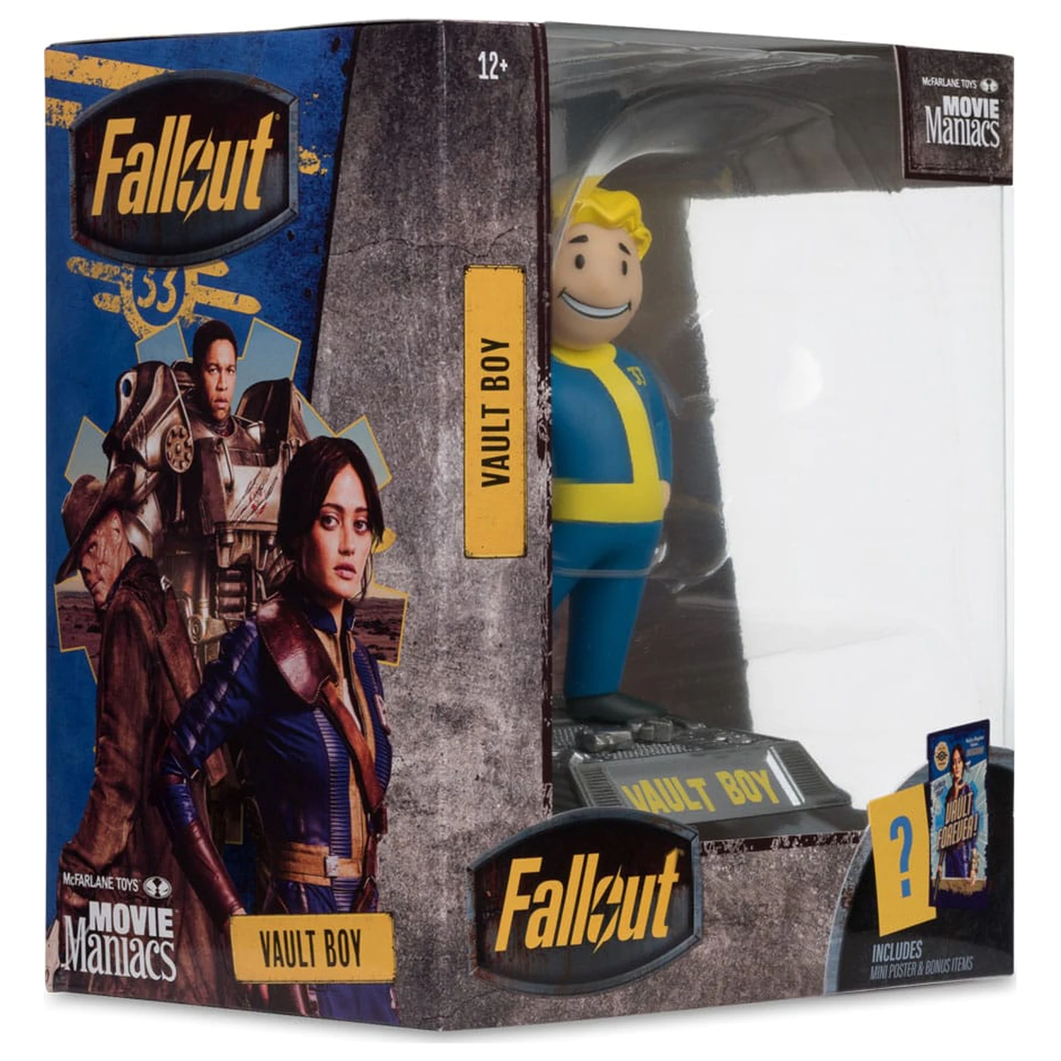 Fallout Movie Maniacs Action Figure Vault Boy Version 2 14 cm poza produsului
