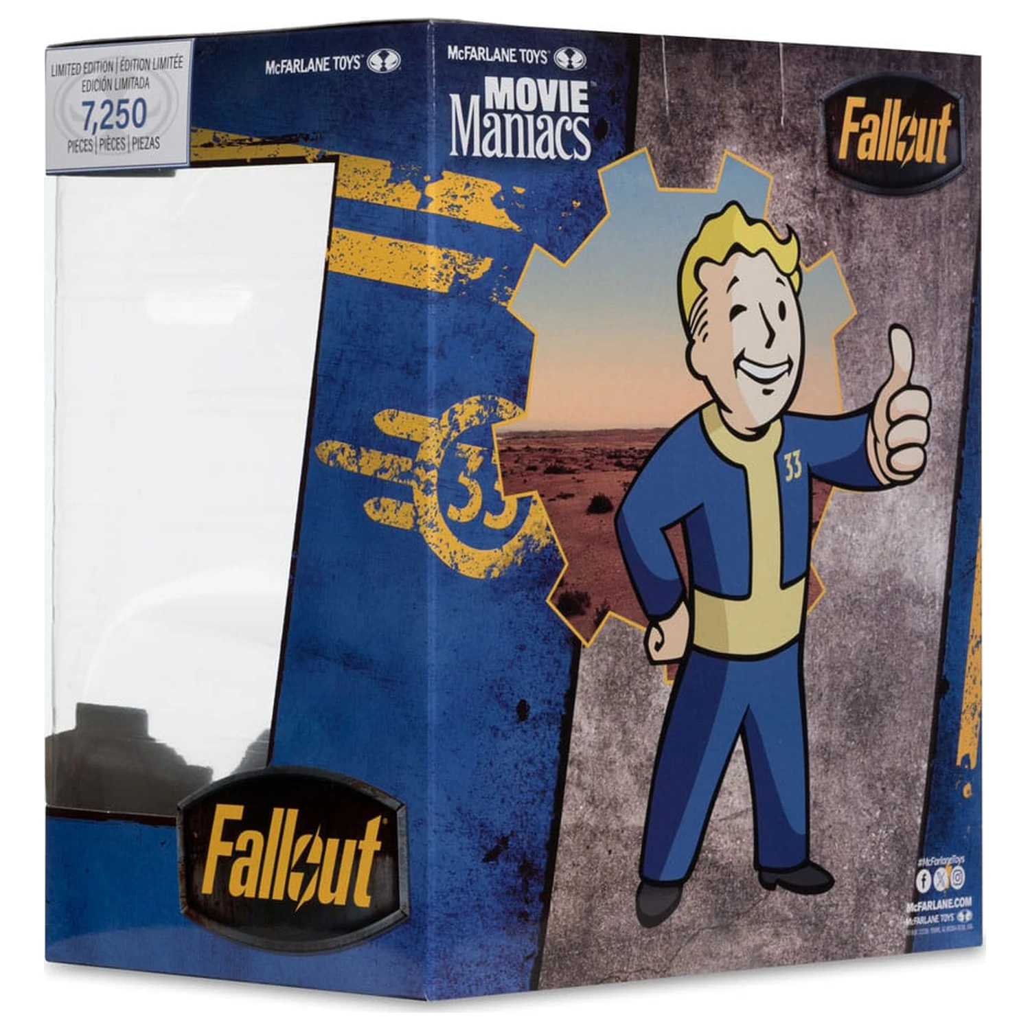 Fallout Movie Maniacs Action Figure Vault Boy Version 2 14 cm poza produsului