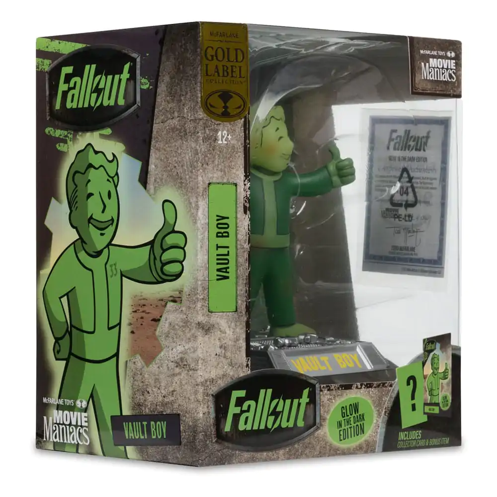 Fallout Movie Maniacs Statuetă PVC Vault Boy 13 cm poza produsului