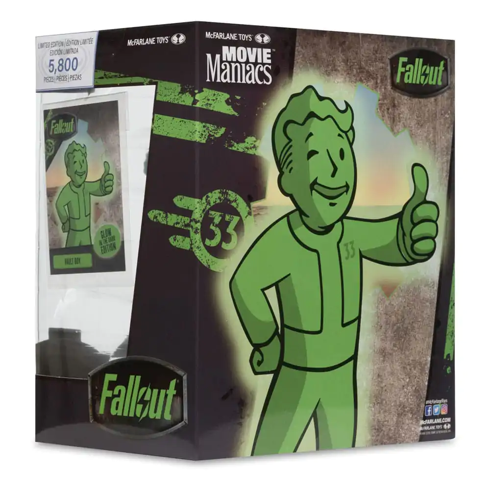 Fallout Movie Maniacs Statuetă PVC Vault Boy 13 cm poza produsului
