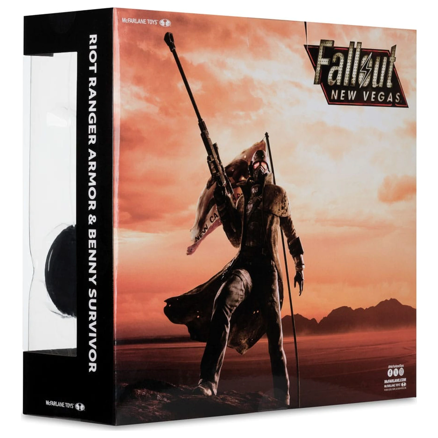 Fallout: New Vegas Statuie set de 2 bucati Riot Ranger Armor & Benny Survivor 18 cm poza produsului