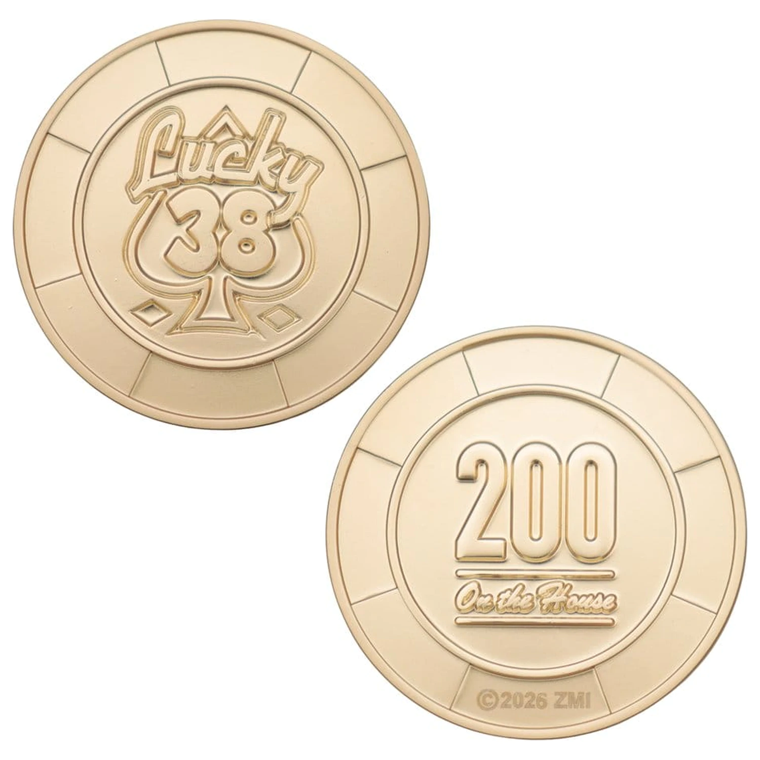 Fallout: New Vegas Replica Lucky 38 Imitation Gold Casino Set Editie Limitata poza produsului