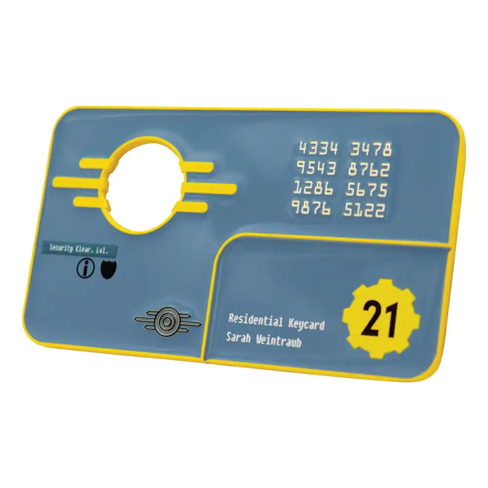 Fallout: New Vegas Replica Vault 21 Security Keycard editie limitata poza produsului