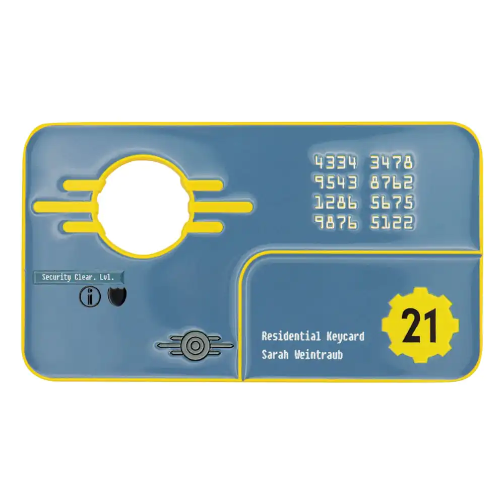 Fallout: New Vegas Replica Vault 21 Security Keycard editie limitata poza produsului