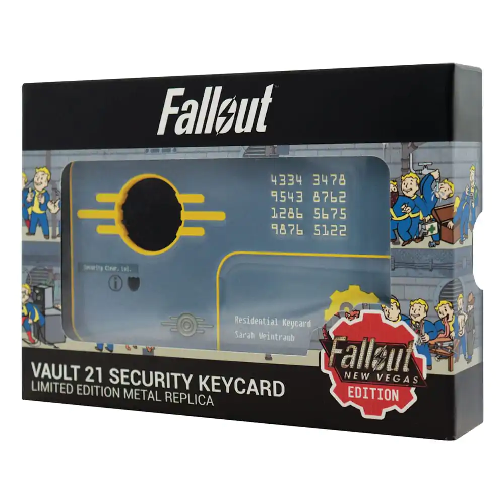 Fallout: New Vegas Replica Vault 21 Security Keycard editie limitata poza produsului