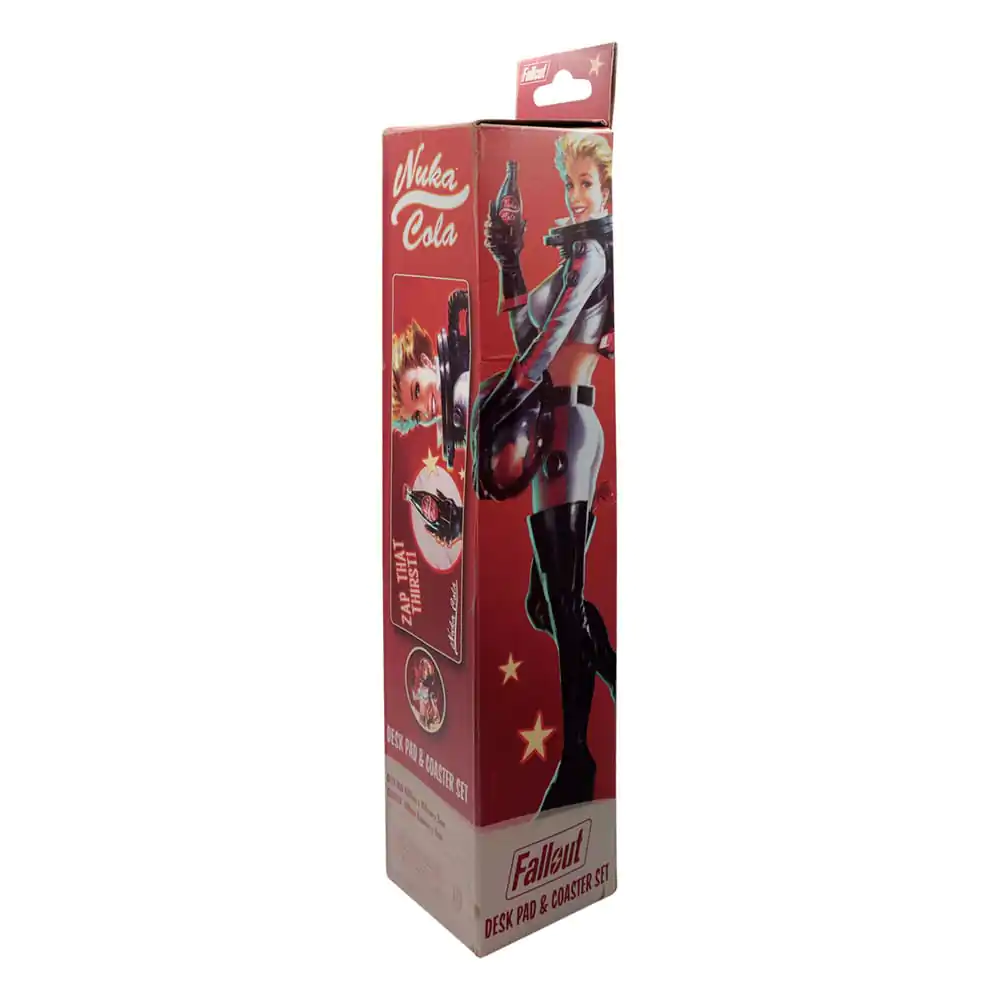 Fallout Desk Pad & Coaster Set Nuka-Cola poza produsului