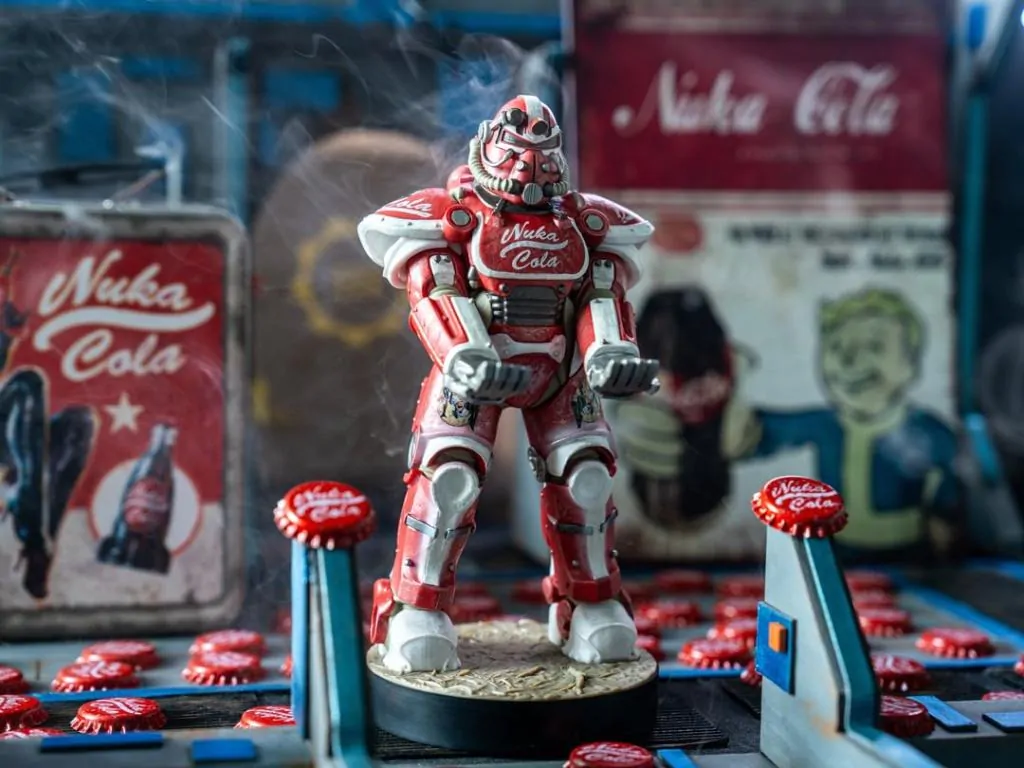 Fallout Nuka Cola Power Armour Cable Guys Controller suport si Phone suport poza produsului