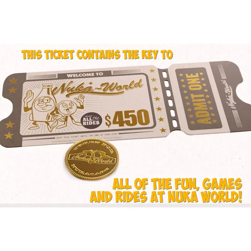 Fallout Nuka World kit de bun venit in engleza poza produsului