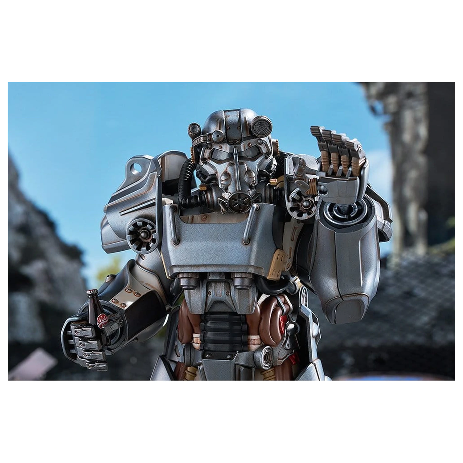 Fallout Plamatea Kit model din plastic T-60 Power Armor 20 cm poza produsului