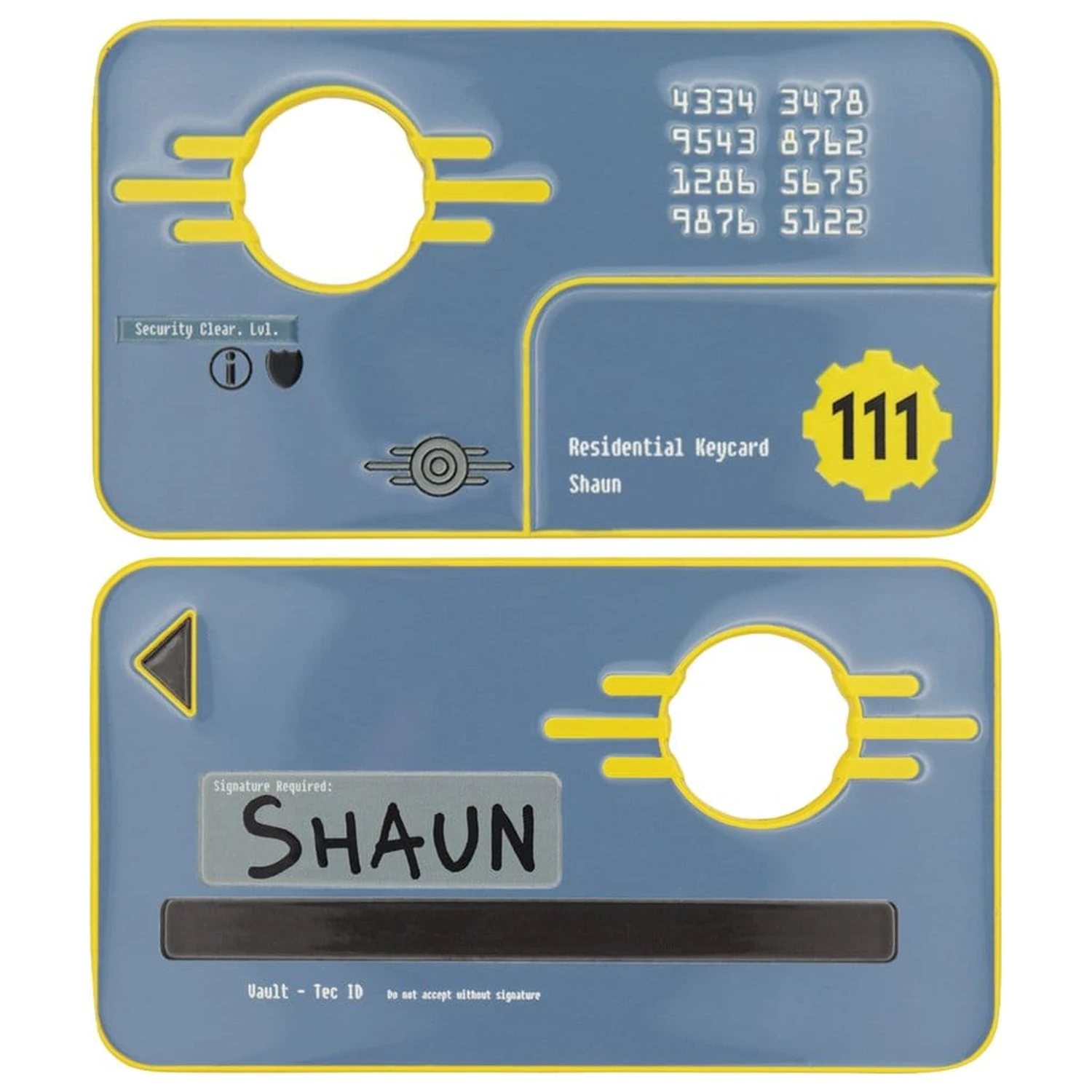 Fallout Replica Security Keycard Vault 111 Limited Edition 11 cm poza produsului