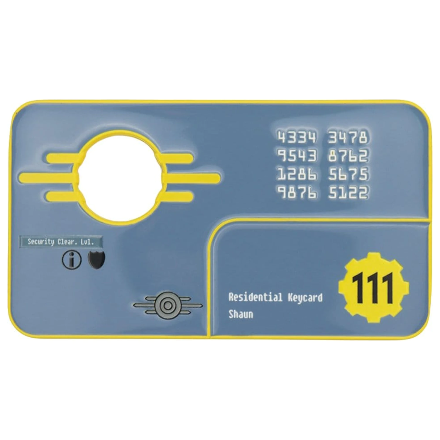Fallout Replica Security Keycard Vault 111 Limited Edition 11 cm poza produsului