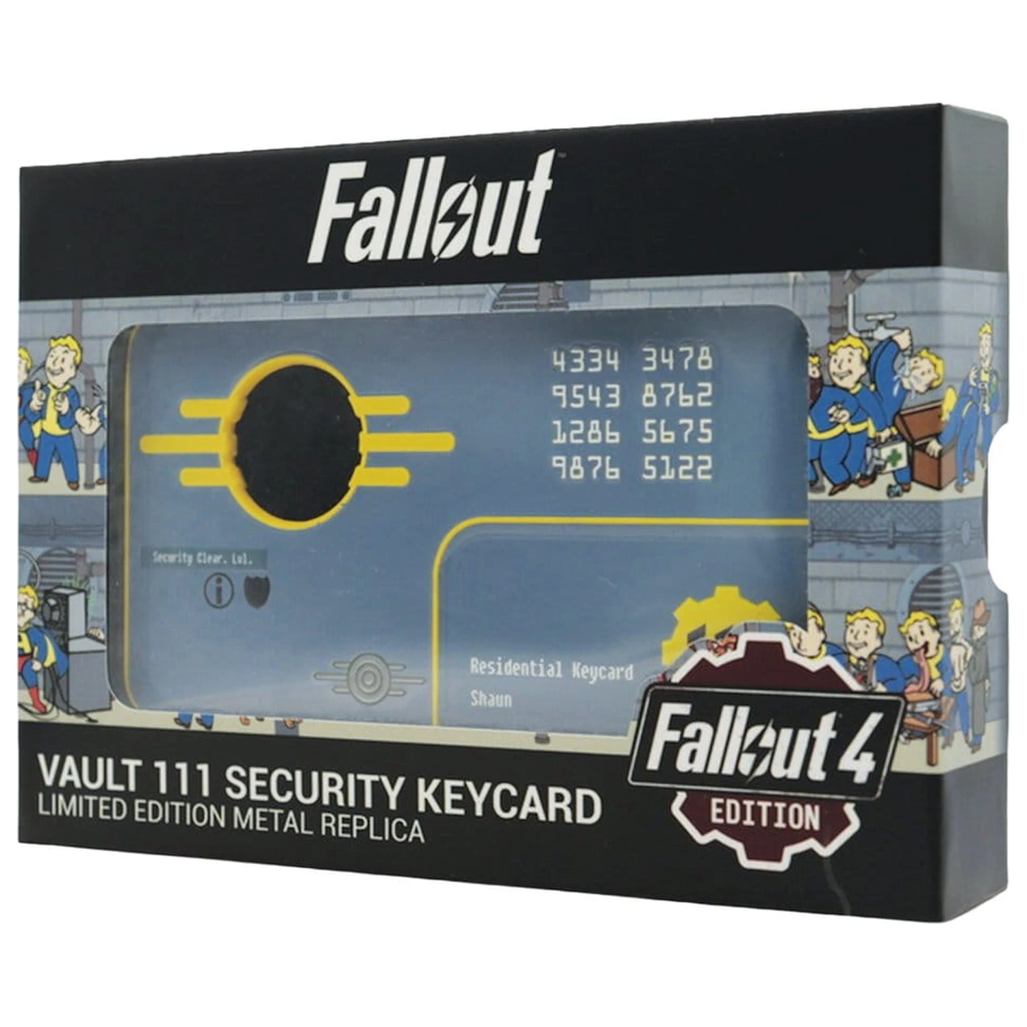 Fallout Replica Security Keycard Vault 111 Limited Edition 11 cm poza produsului