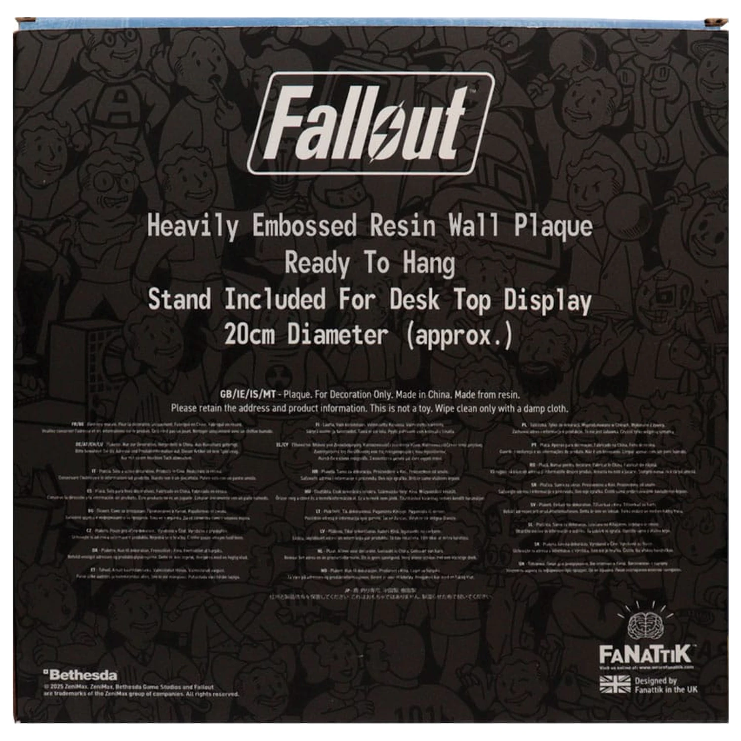 Fallout Placa de Rasina Vault Boy poza produsului