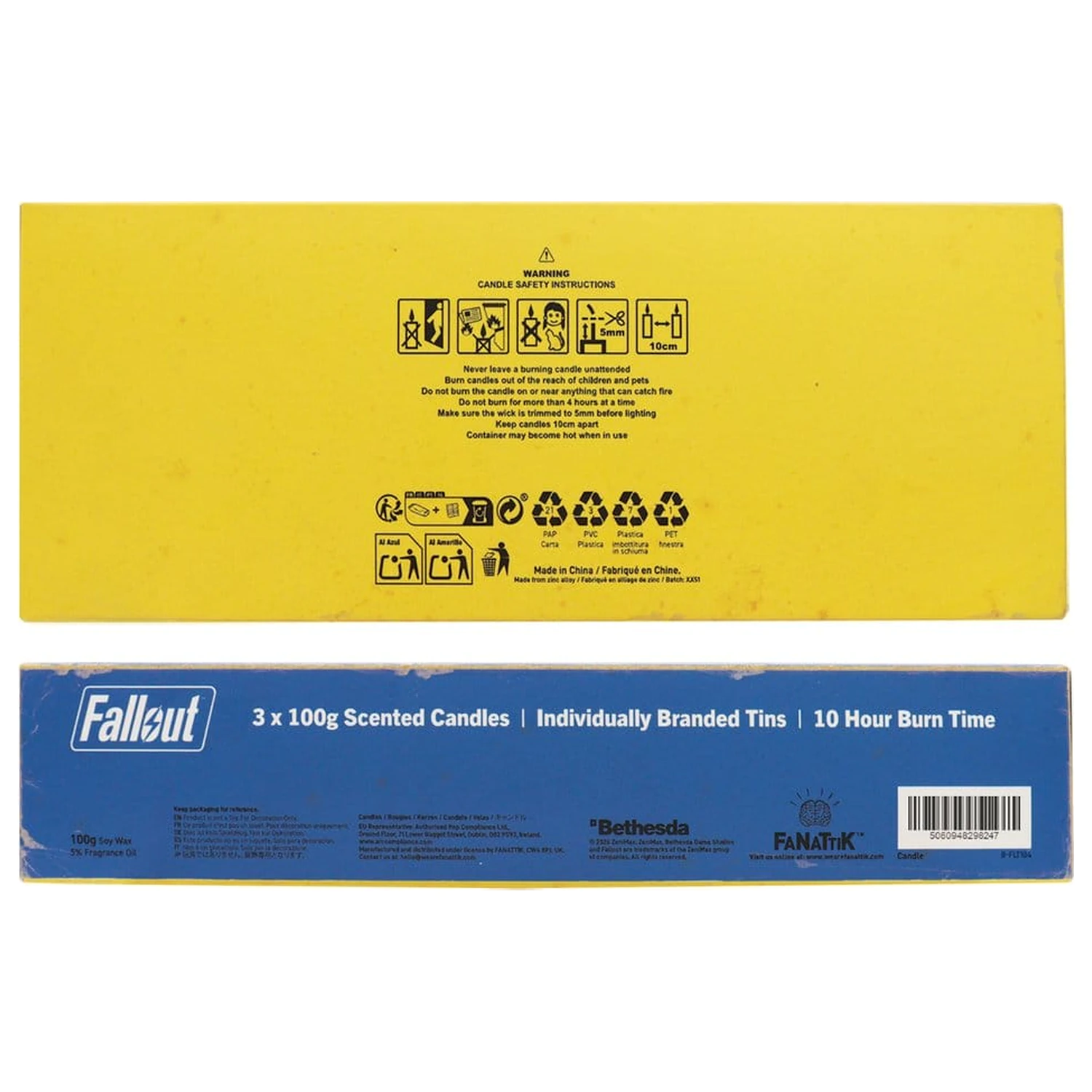 Fallout Candle Pachet 3 bucati Vault Dweller's 6 cm poza produsului