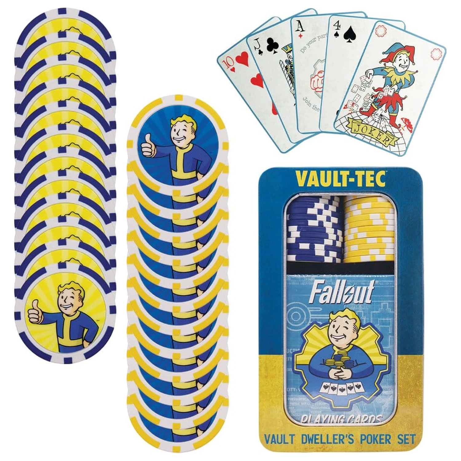 Set de poker Fallout Vault Dweller's poza produsului