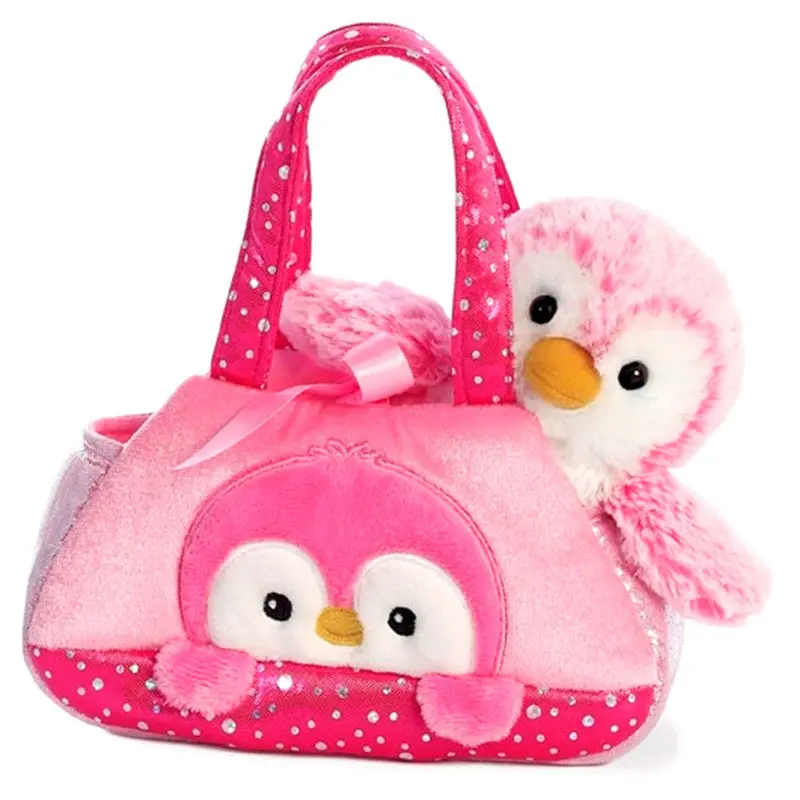 Jucărie de pluș moale Fancy Pal Penguin 21cm poza produsului