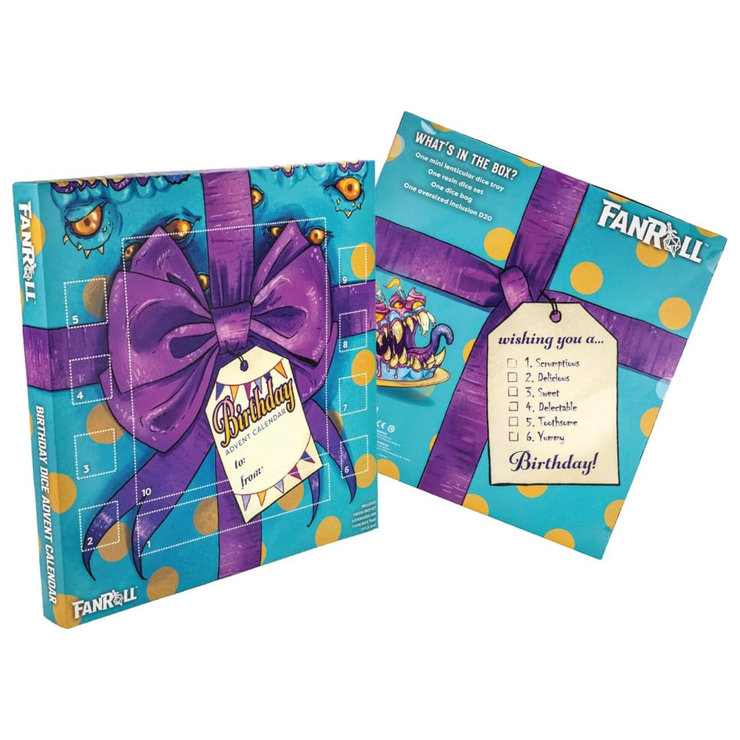FanRoll Calendar de Advent Mimic Birthday 10 zile poza produsului
