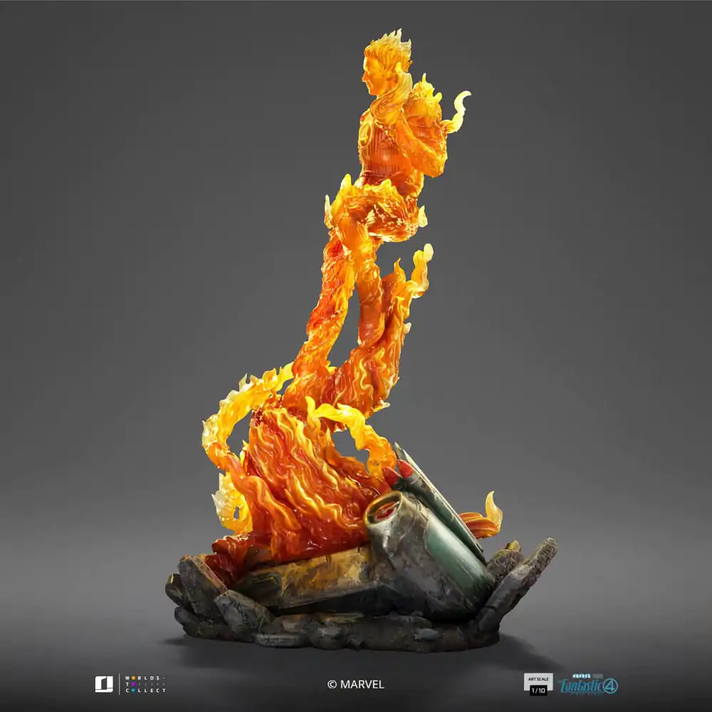 Statuie Artistică Fantastic Four Scale 1/10 Torța Umană 30 cm poza produsului