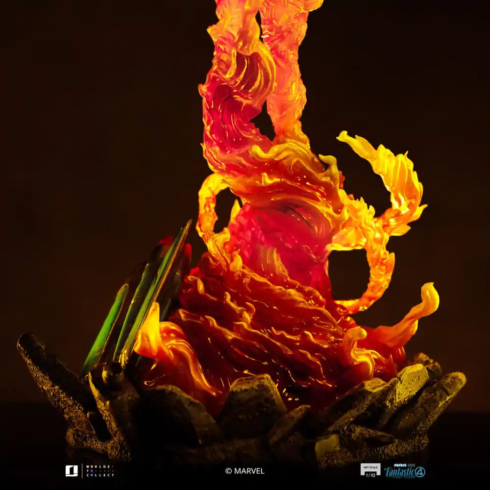 Statuie Artistică Fantastic Four Scale 1/10 Torța Umană 30 cm poza produsului